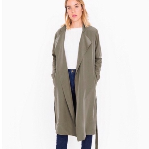 American Apparel Dylan Lightweight Trench - Picture 2 of 5